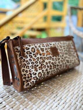 STS Ranchwear Great Plains Collection Bailey Leather and Hair-on Hide Bag